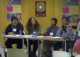 Vista de las deliberaciones en el Foro de ONGs